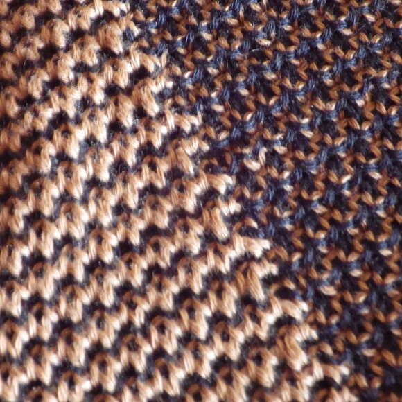 RENUAR Sweater/ Brown Seed Stitch/ Shawl Collar/ M - Picture 7 of 7